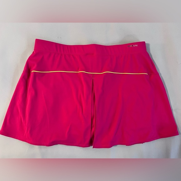 ADIDAS TENNIS SKIRT attached Pink SHORTS Tenis Skort  Misses Sz Small - Picture 8 of 13
